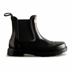Grosses soldes ✔️ Hunter 🥾 Boots 👩 Women's Commando Chelsea Gloss - Bottes de pluie femme 🌟