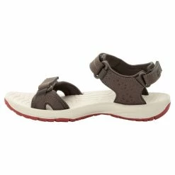 Meilleure affaire 😍 Jack Wolfskin Lakewood Cruise 🩴 Sandal - 🩴 Sandales randonnée femme 💯 -Merrell-shop jack wolfskin lakewood cruise sandal sandales randonnee femme coconut brown auburn 2