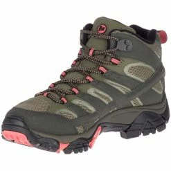 Budget 👏 Merrell Moab 2 Mid GTX - Chaussures randonnée femme 🎉 -Merrell-shop merrell moab 2 mid gtx chaussures randonnee femme beluga olive 4