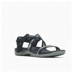 Nouveau 👏 Merrell Terran 3 Cush Lattice - 🩴 Sandales randonnée femme 🌟 -Merrell-shop merrell terran 3 cush lattice sandales randonnee femme black 3
