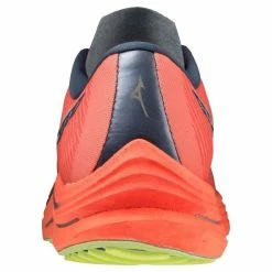 Le moins cher ❤️ Mizuno Wave Rebellion - Chaussures running femme 🤩 -Merrell-shop mizuno wave rebellion chaussures running femme neon flame white neo lime 2