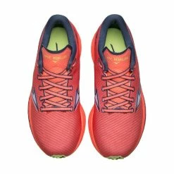 Le moins cher ❤️ Mizuno Wave Rebellion - Chaussures running femme 🤩 -Merrell-shop mizuno wave rebellion chaussures running femme neon flame white neo lime 4