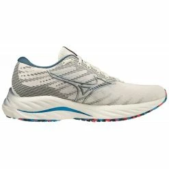 Bon marché ⭐ Mizuno Wave Rider 26 - Chaussures running femme 😍 -Merrell-shop mizuno wave rider 26 chaussures running femme snow white silver ibiza blue