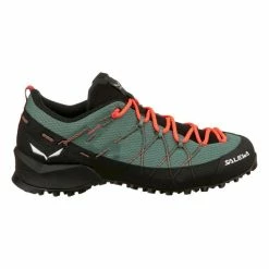 Remise 🎁 Salewa Wildfire 2 - Chaussures approche femme ✔️ -Merrell-shop salewa wildfire 2 chaussures approche femme duck green black