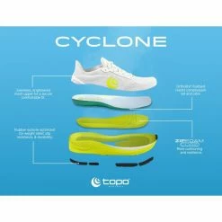 Meilleure vente ⭐ Topo Athletic Cyclone - Chaussures running femme 🥰 -Merrell-shop topo athletic cyclone chaussures running femme sky gold 9